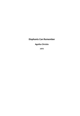 Agatha Christie - Elephants Can Remember.pdf